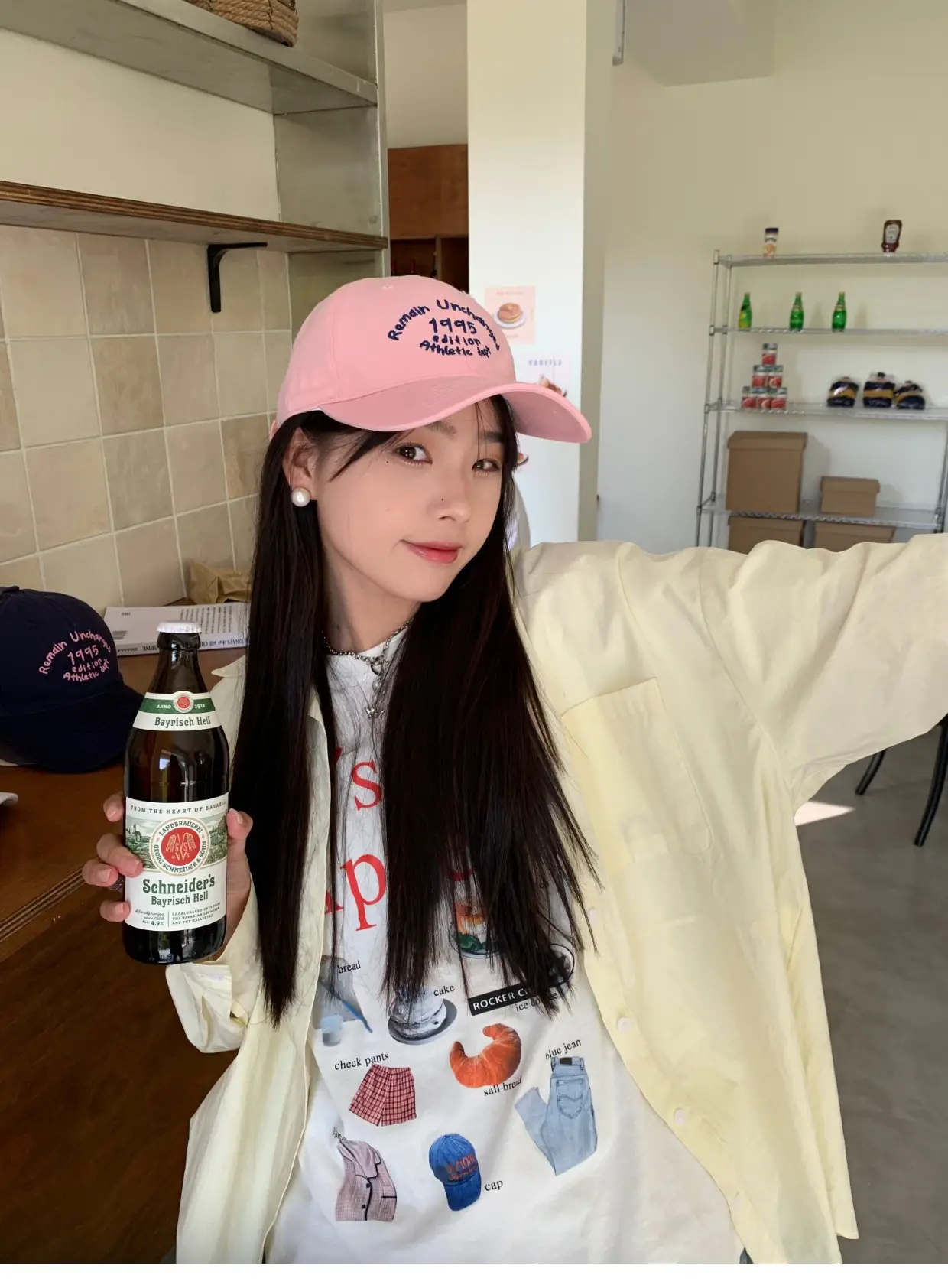 Korean-style Letter Contrast Cap Women Deepen Big Head Soft Top — feature 7