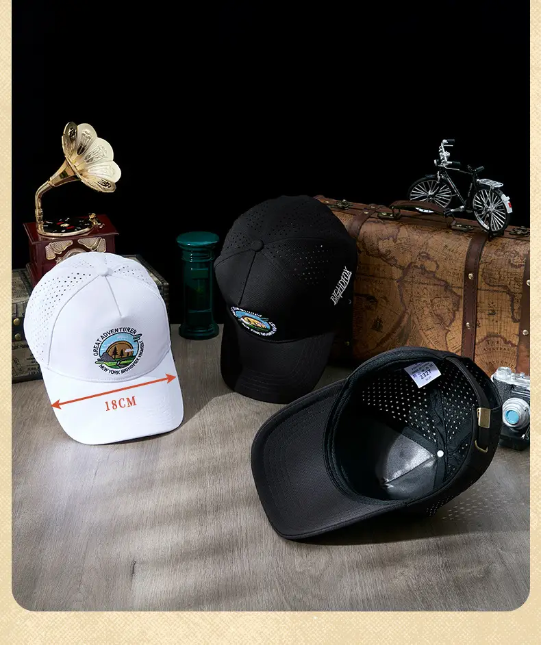 Women's Distinctive Embroidered Baseball Cap Black — feature 11