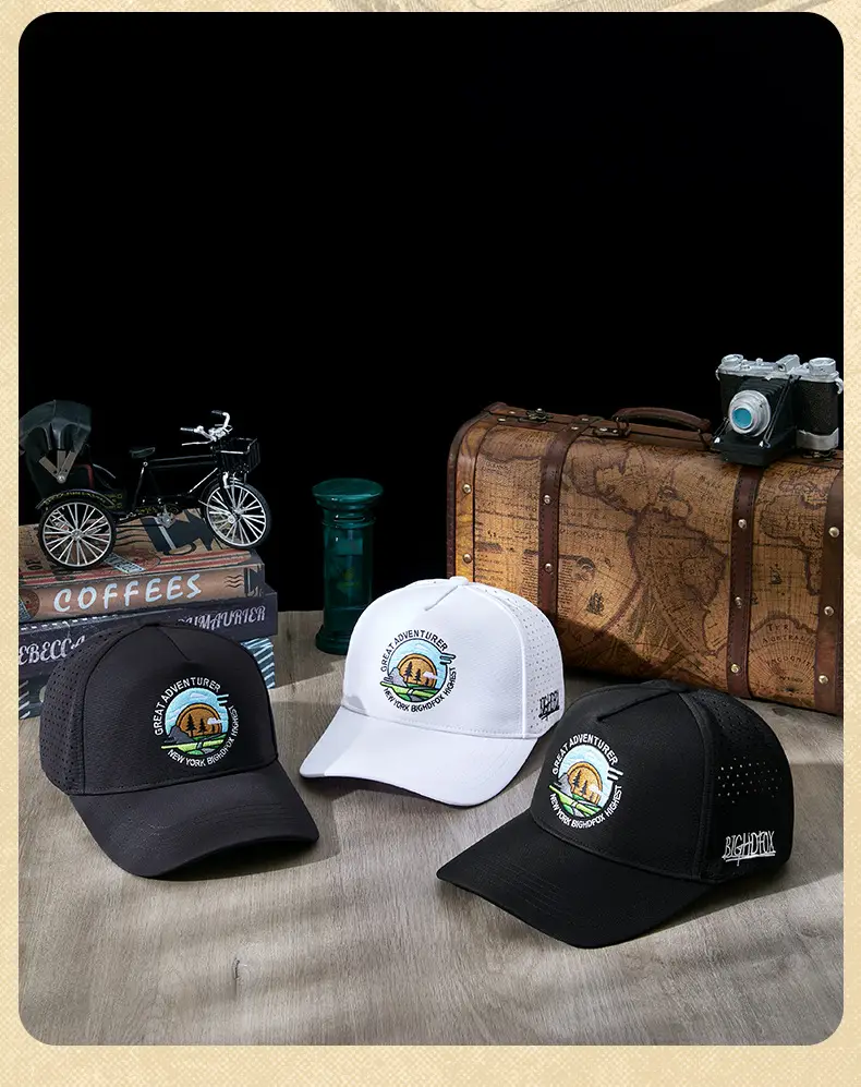 Women's Distinctive Embroidered Baseball Cap Black — feature 13