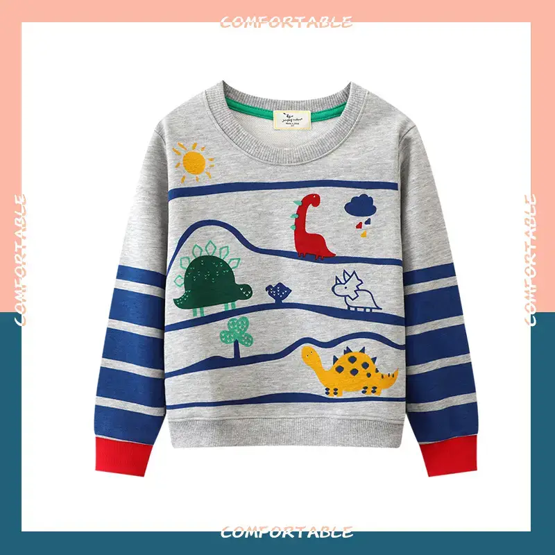 Boys Long Sleeve T-Shirt Kids 2026 Spring Autumn Base Layer — feature 2