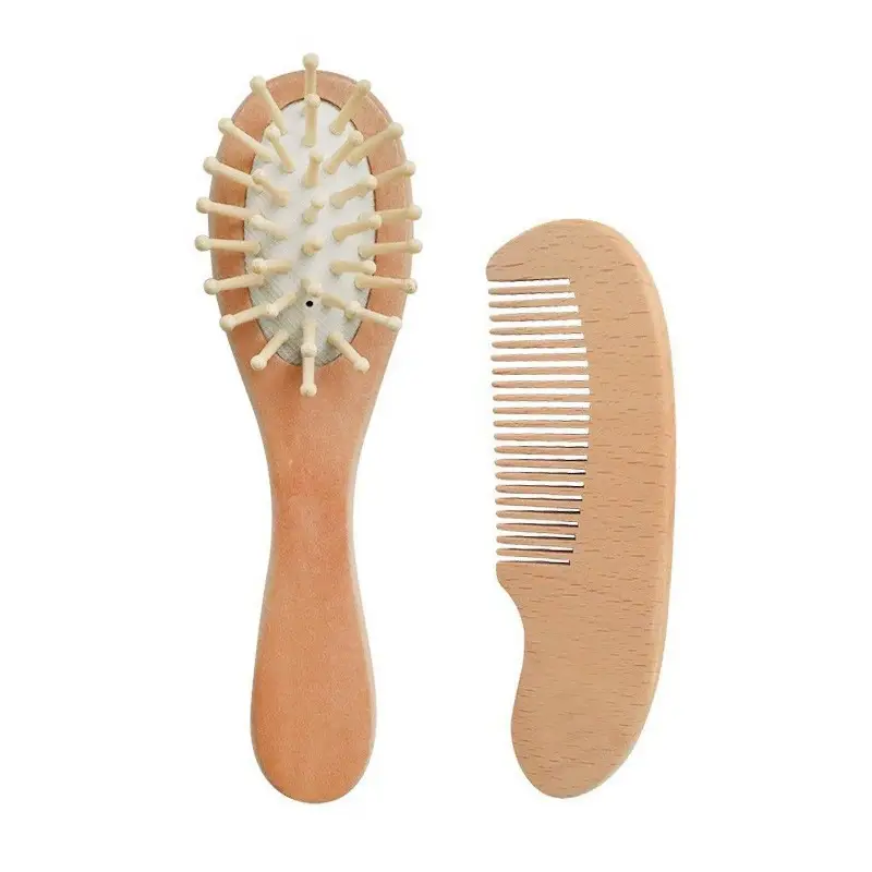 Wooden Hair Brush Set for Baby & Daily Use - Image 10