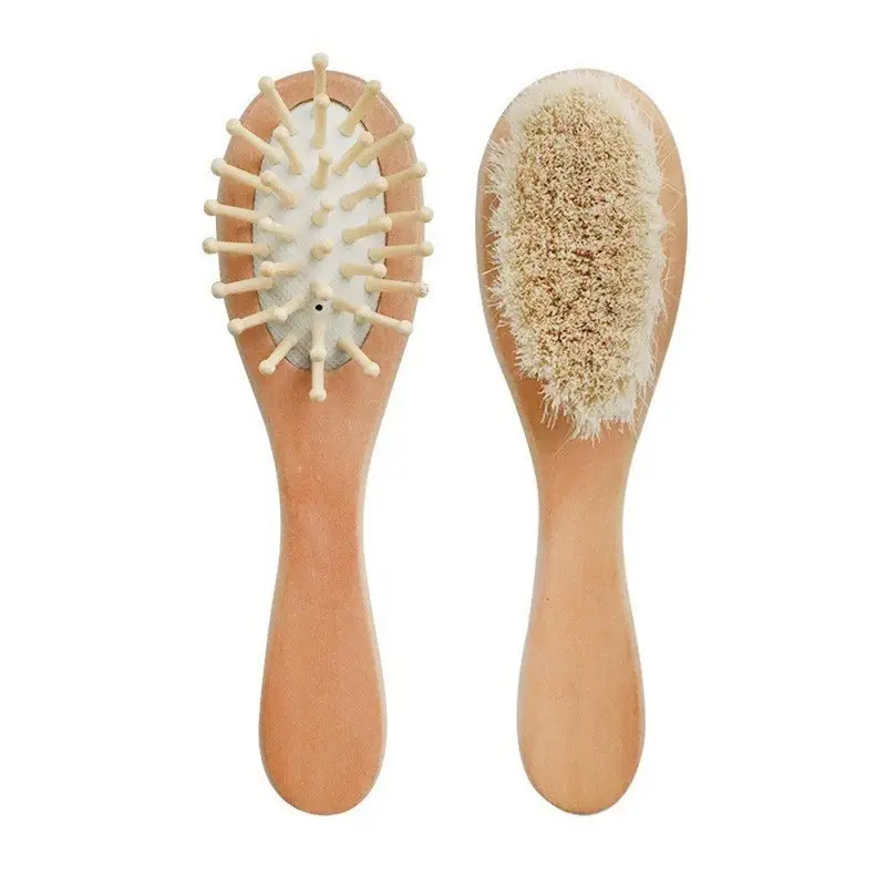 Wooden Hair Brush Set for Baby & Daily Use - Image 9