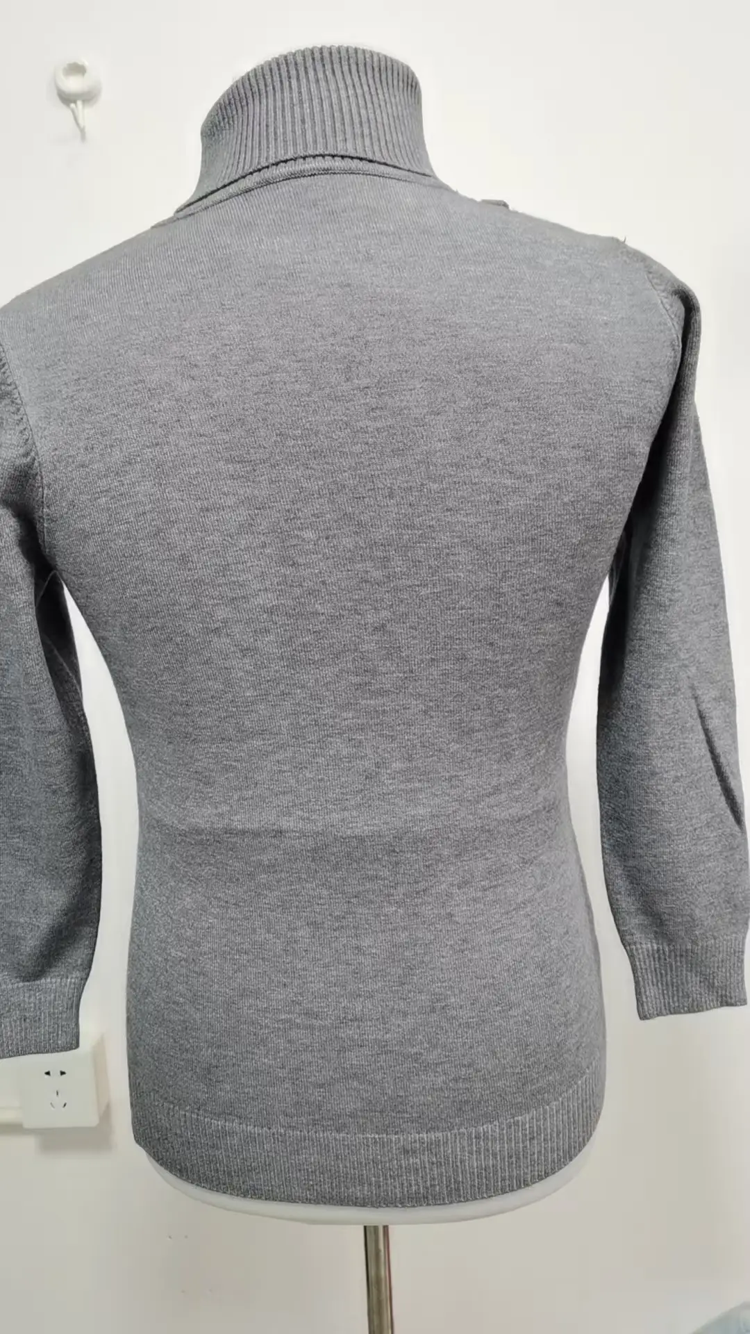 Men's 2024 Slim Fit Turtle Neck Sweater Navy — feature 12