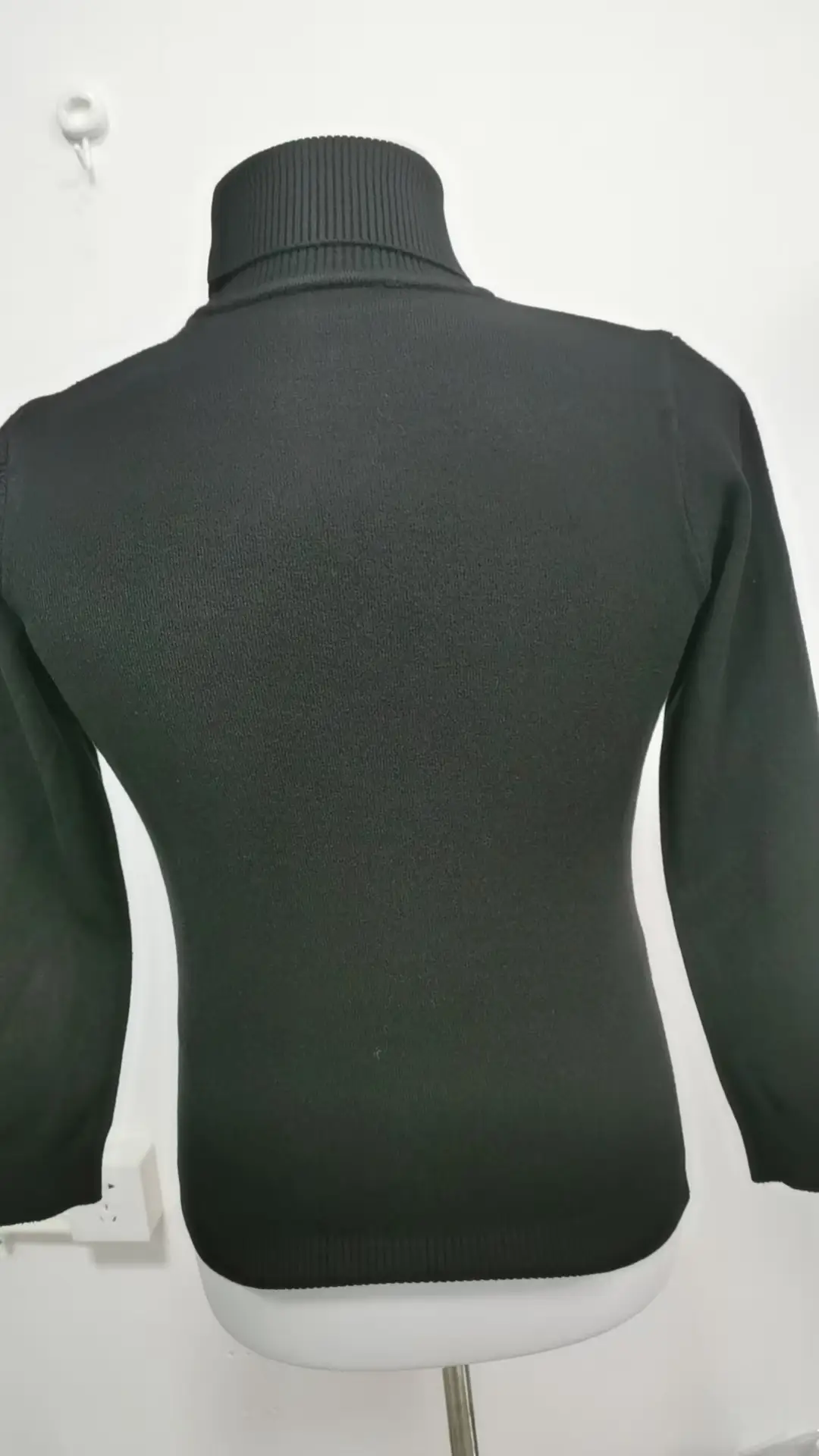 Men's 2024 Slim Fit Turtle Neck Sweater Navy — feature 20