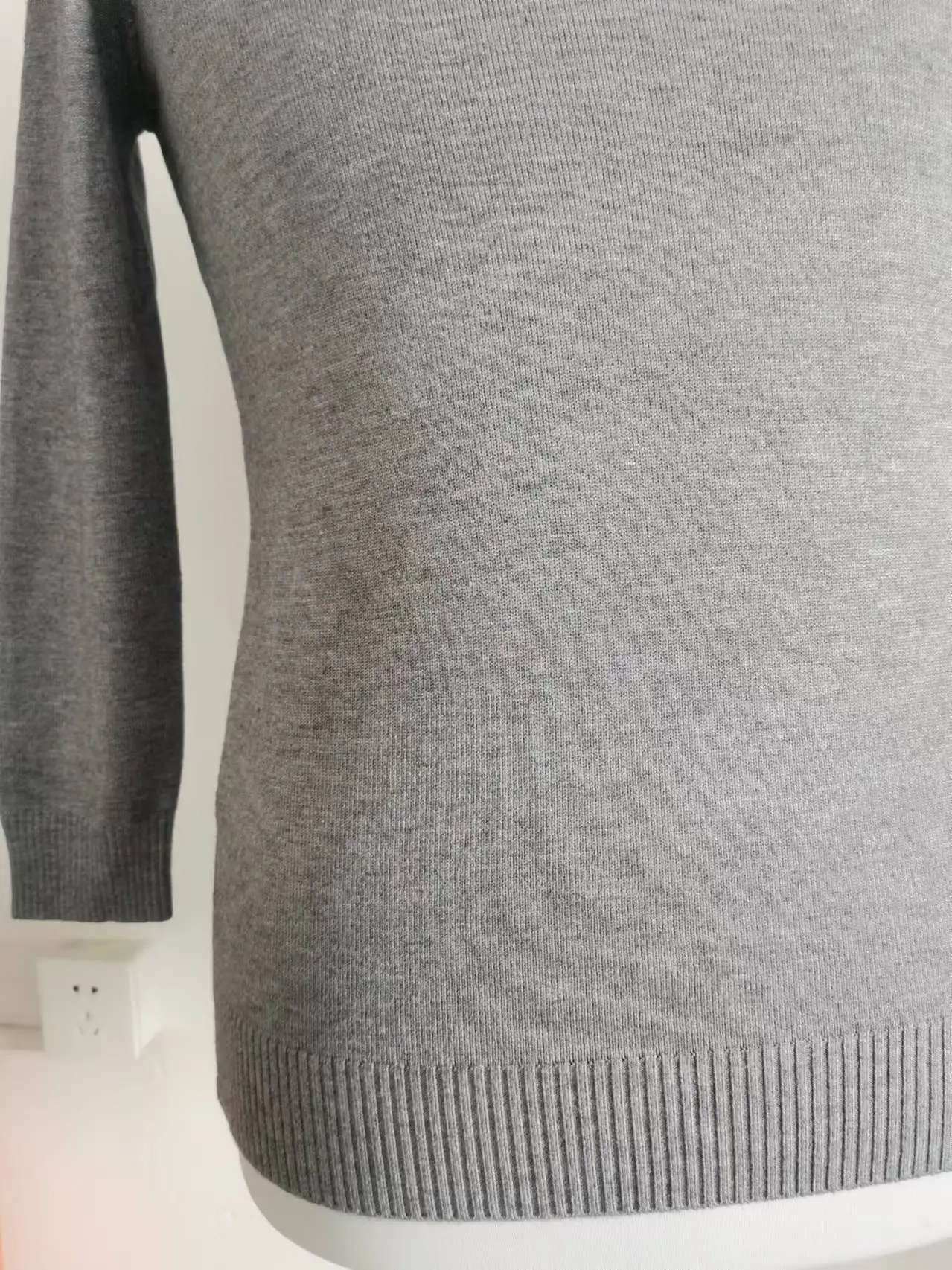 Men's 2024 Slim Fit Turtle Neck Sweater Navy — feature 37