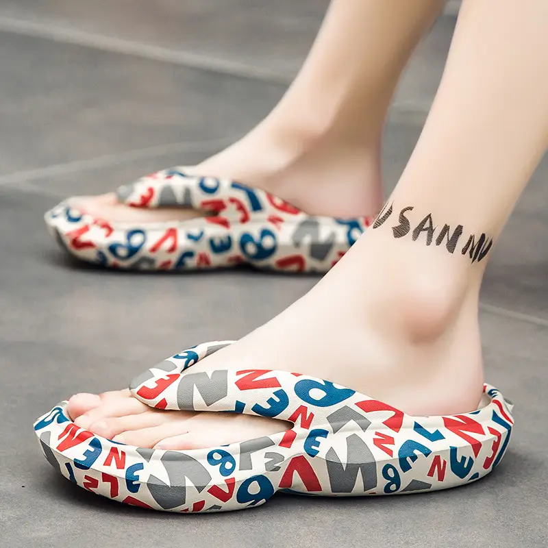 Flip flops men's fashionable outdoor slippers men's summer fashionable outdoor wear men's flip-flops personality Korean style transfer beach sandals - Image 5