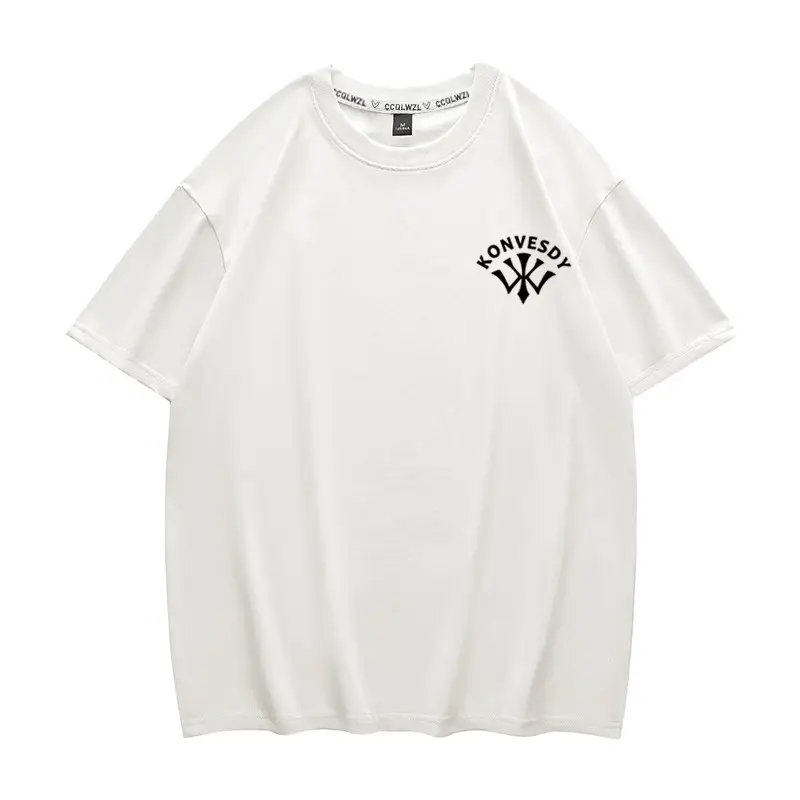 Men's Black Konosom Logo T-Shirt Short Sleeve - Image 10