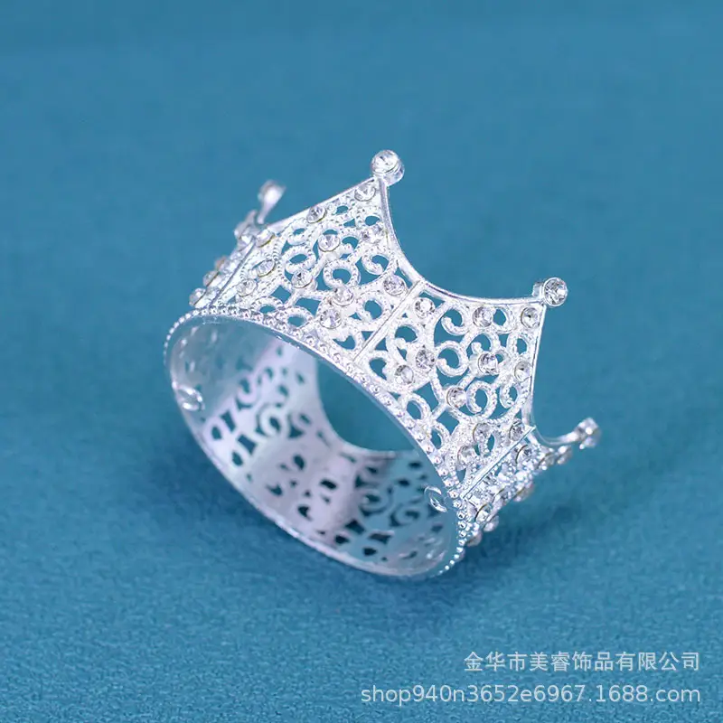 Golden Cross-Border Bridal Crown for Girls Party Decor — feature 11