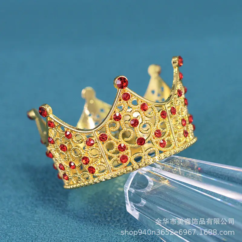 Golden Cross-Border Bridal Crown for Girls Party Decor — feature 6