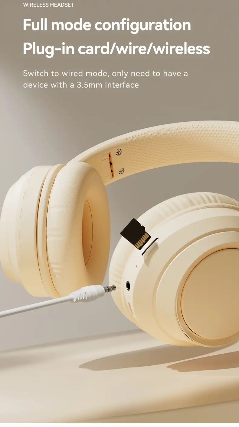 Cross-border Wireless Bluetooth Headset Long Life Solid Color — feature 12