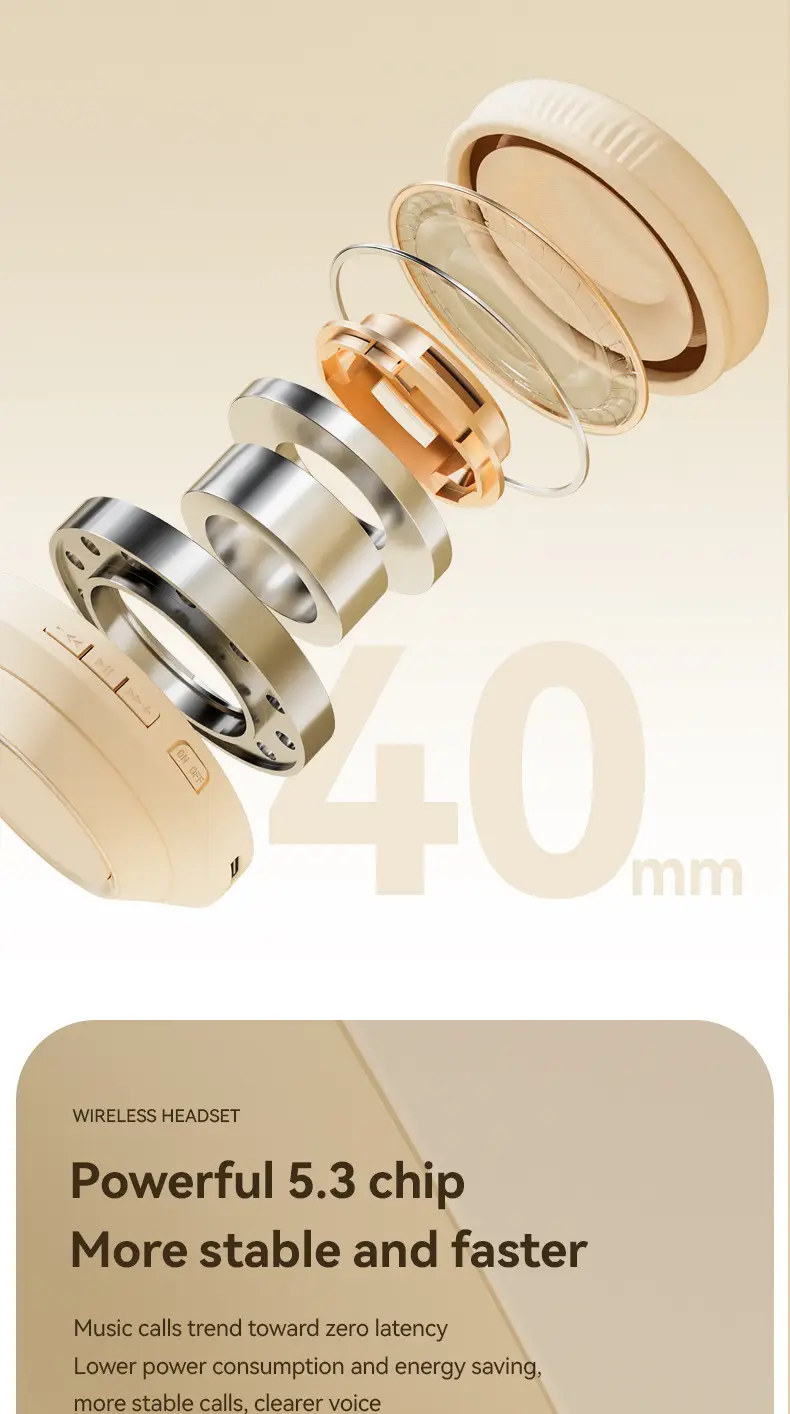 Cross-border Wireless Bluetooth Headset Long Life Solid Color — feature 4