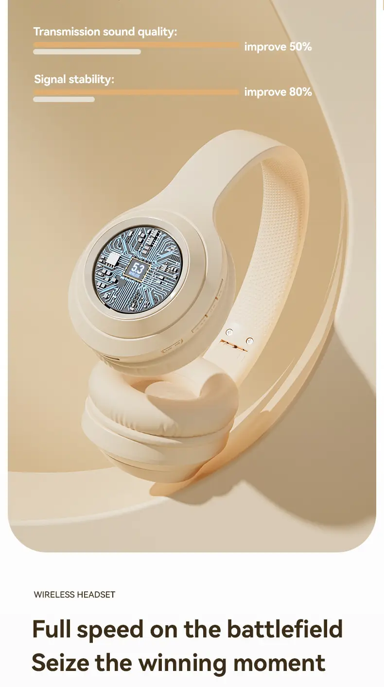 Cross-border Wireless Bluetooth Headset Long Life Solid Color — feature 5