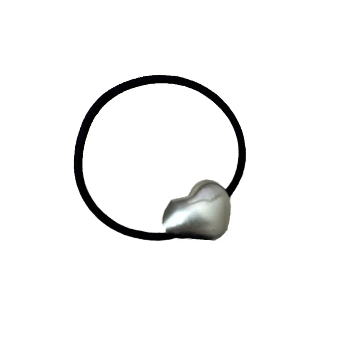 Vintage Gold Heart Hair Tie for Women