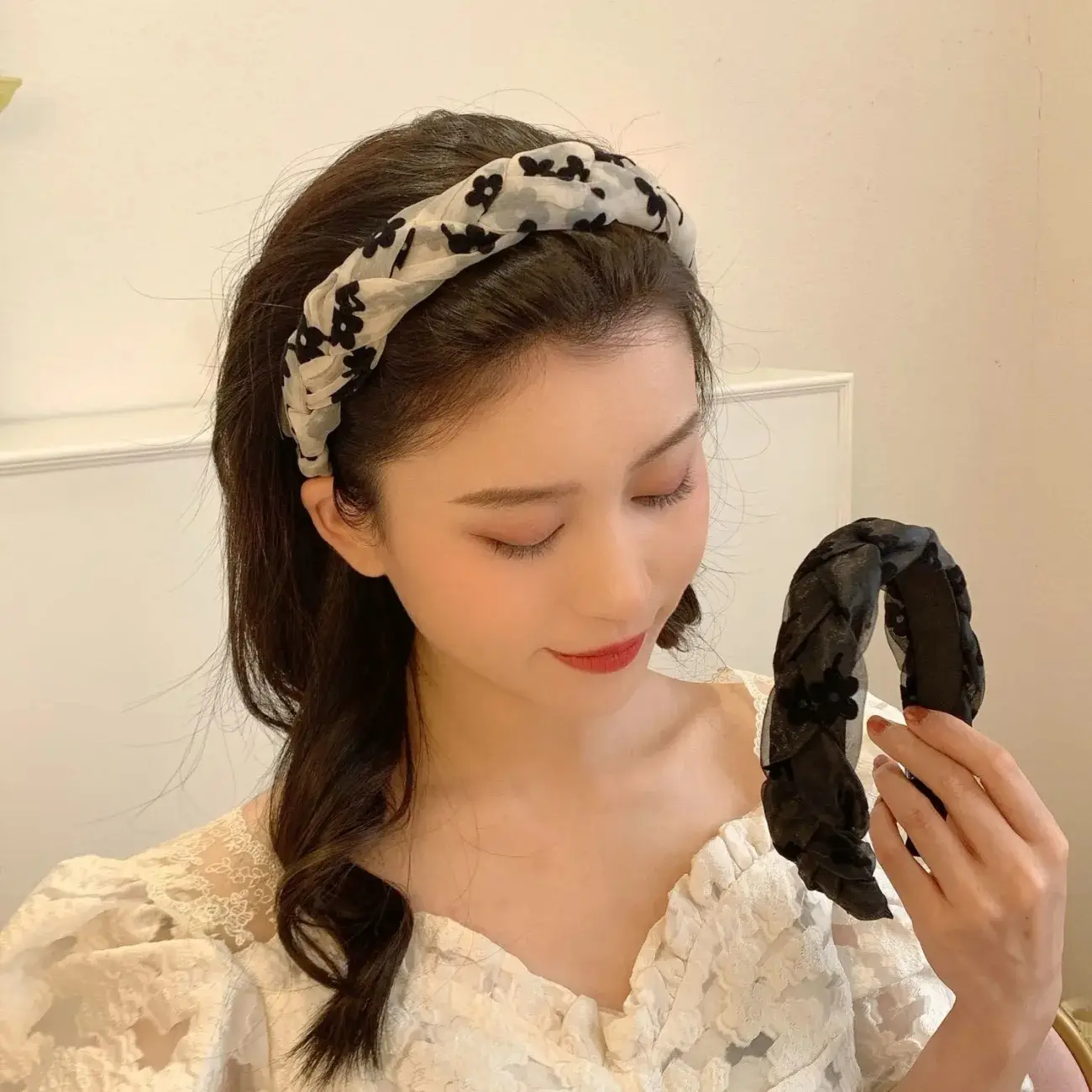 Spring French Hairband Women's Cranial Top Hairpin