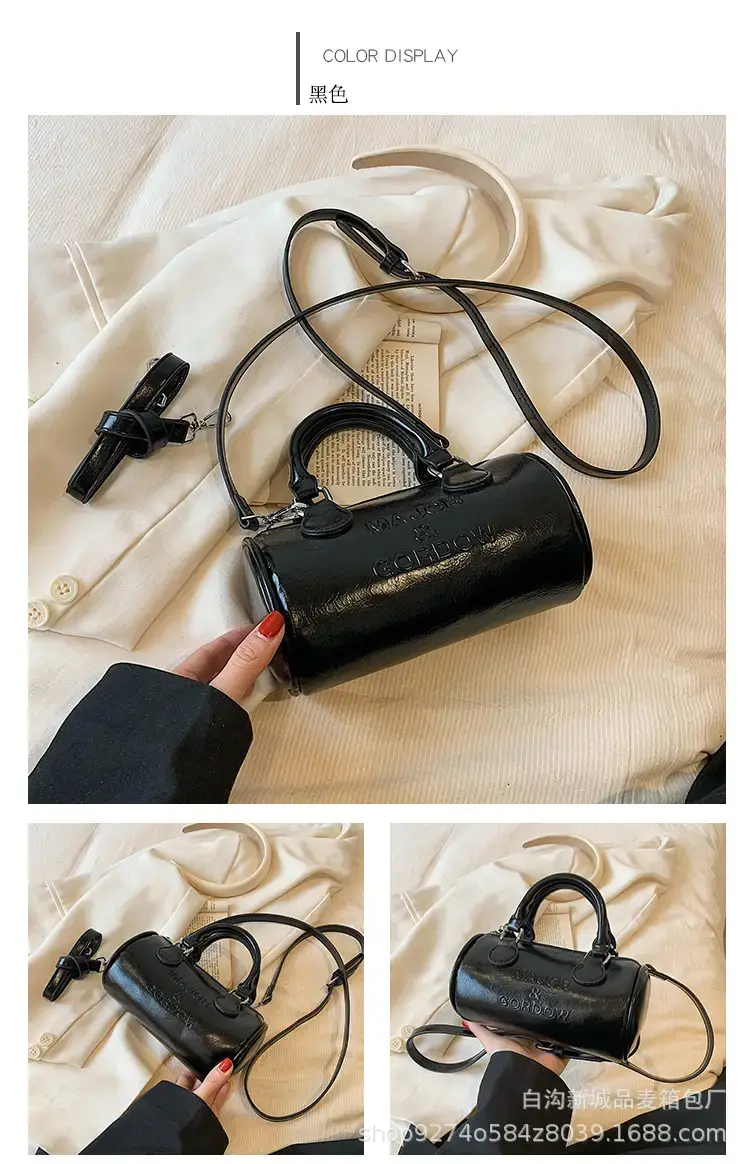 Silver Cylindrical Handbag for Women 2023 New Trend — feature 12
