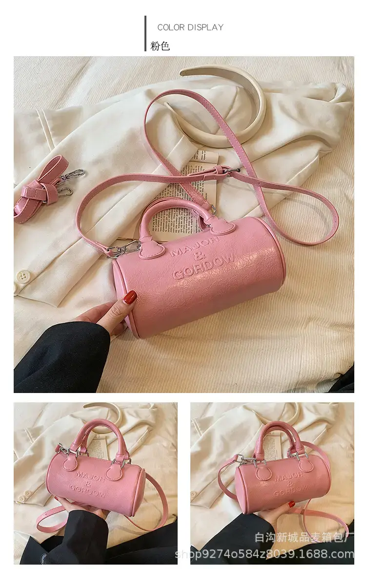 Silver Cylindrical Handbag for Women 2023 New Trend — feature 13