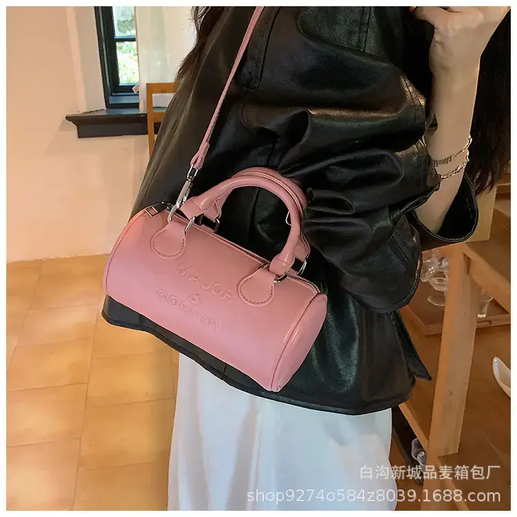 Silver Cylindrical Handbag for Women 2023 New Trend — feature 24
