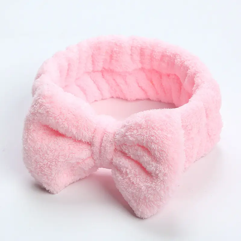Blue Velvet Bow Headband for Women - Image 5