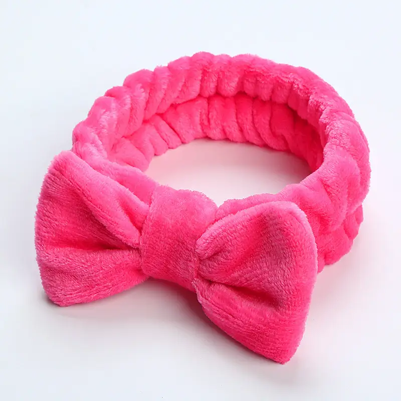 Blue Velvet Bow Headband for Women - Image 7