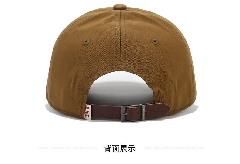 Men's Gray Embroidered Baseball Cap with Sunshade — feature 7