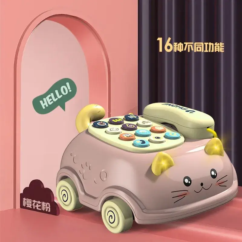 Cat Telephone Puzzle for Kids Chinese-English Bilingual Toy - Image 2