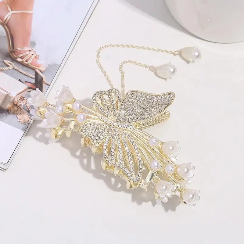 Elegant Pearl Tassel Hairpin for Women - Image 5