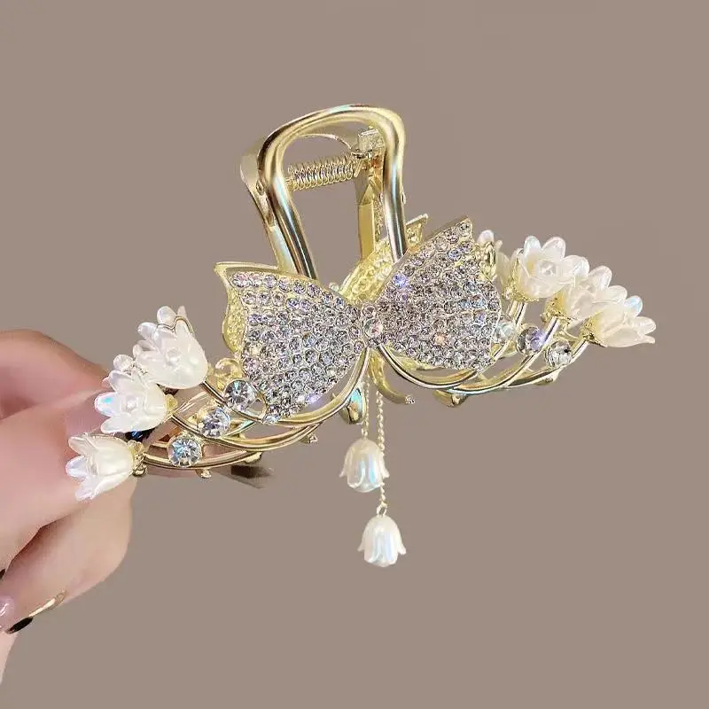 Elegant Pearl Tassel Hairpin for Women - Image 6