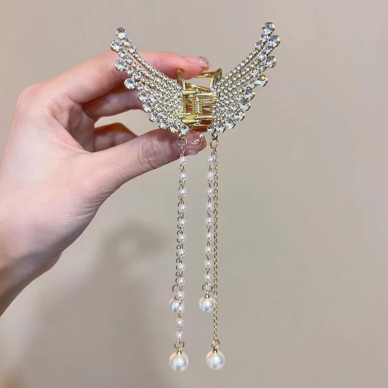 Elegant Pearl Tassel Hairpin for Women - Image 9