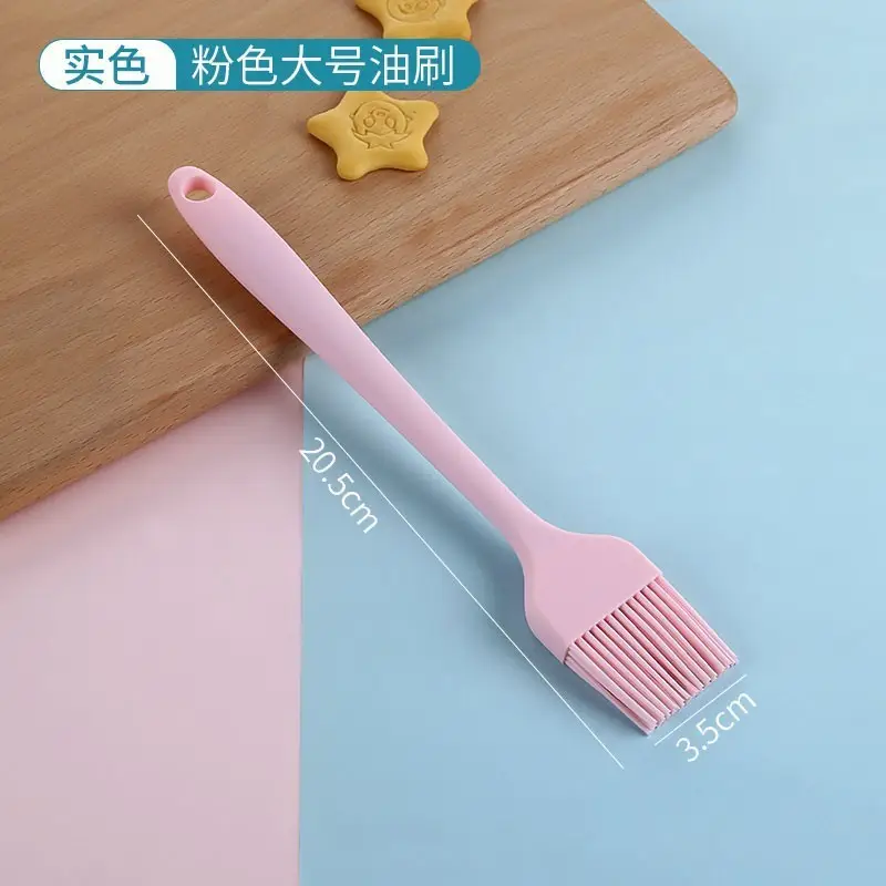 Household Food Grade Silicone Mini Baking Tool Set High Temperature Resistant Scraper Oil Brush Egg Beater Food Clip