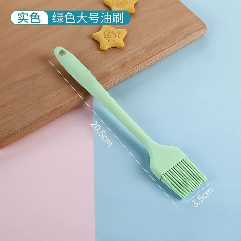 Household Food Grade Silicone Mini Baking Tool Set High Temperature Resistant Scraper Oil Brush Egg Beater Food Clip
