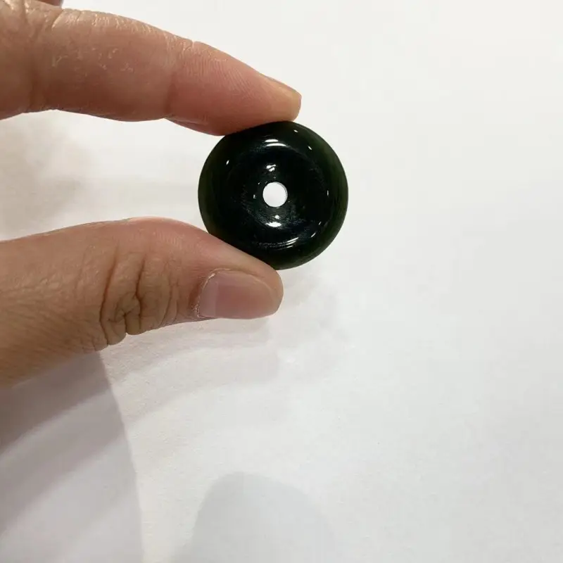 Black Jade Buckle Pendant Su Yu Fidelity Live Broadcasting Agency Travel Gold Store Activities Supply - Image 2