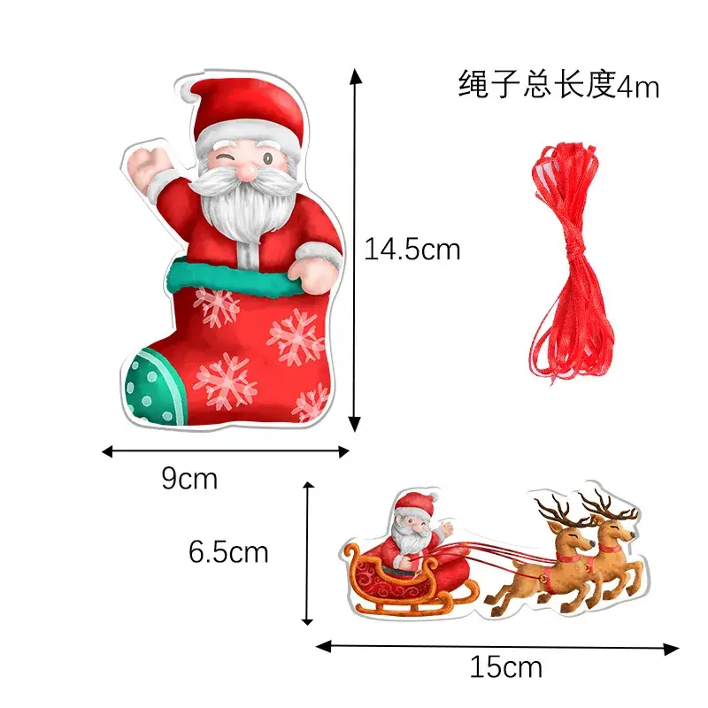 Santa Claus Christmas Decorations Set - Image 3