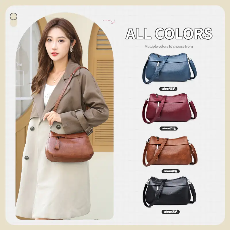 Stylish Red Shoulder Crossbody Bag for Women