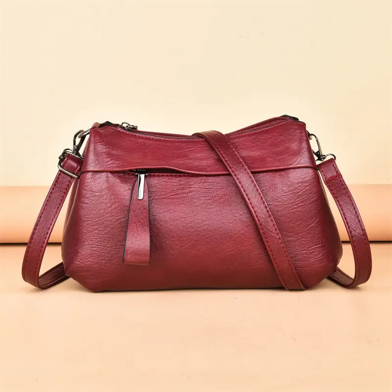 Stylish Red Shoulder Crossbody Bag for Women