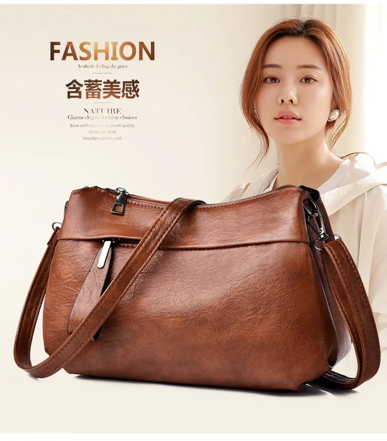 Stylish Red Shoulder Crossbody Bag for Women — feature 4