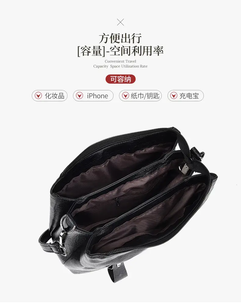 Stylish Red Shoulder Crossbody Bag for Women — feature 7