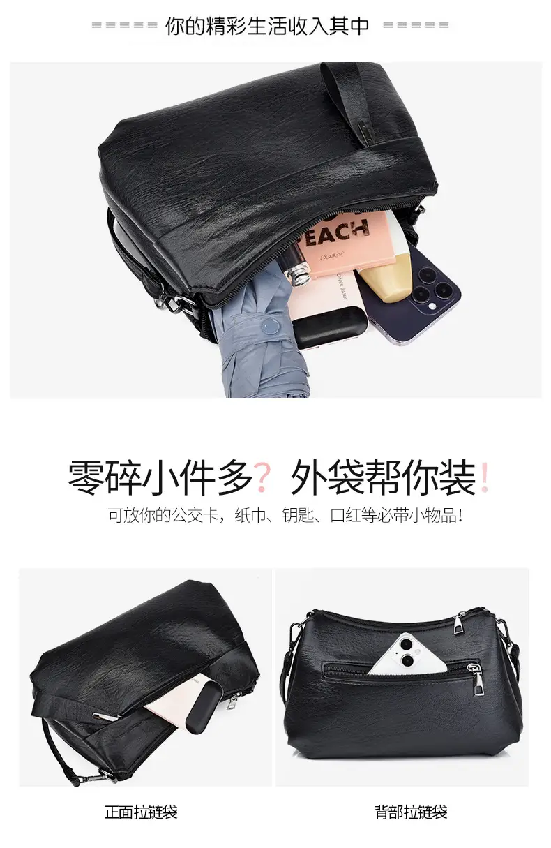 Stylish Red Shoulder Crossbody Bag for Women — feature 8