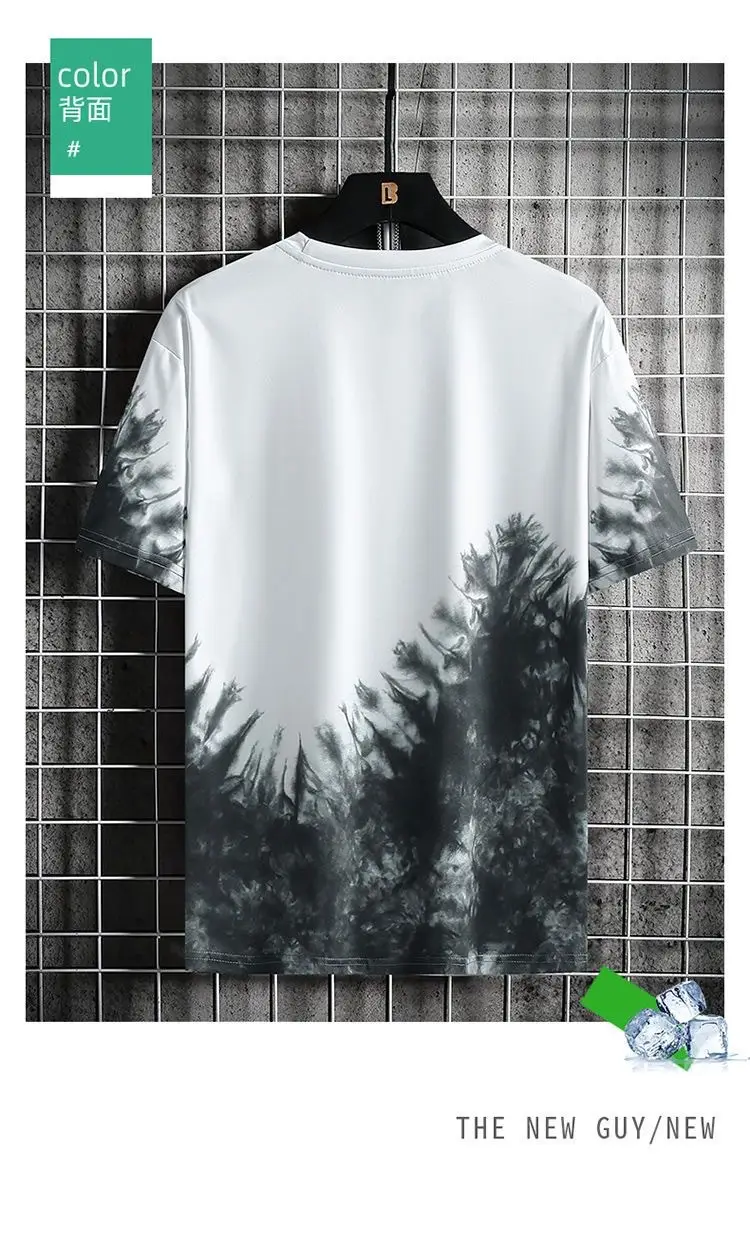 Men's Black Graphic T-Shirt with Tower Design Large — feature 10