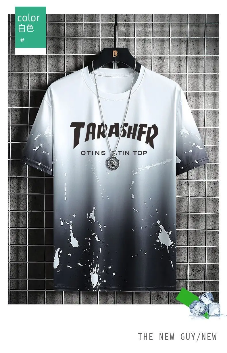 Men's Black Graphic T-Shirt with Tower Design Large — feature 13
