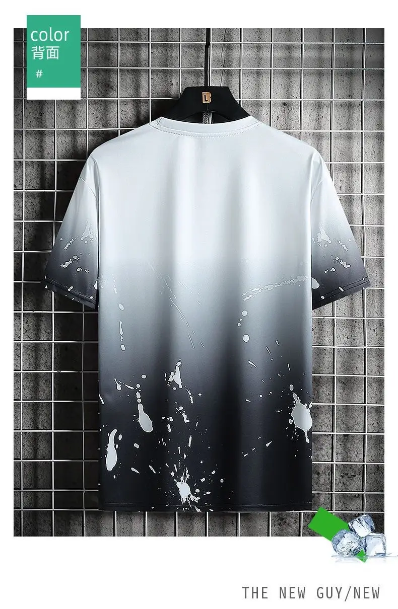 Men's Black Graphic T-Shirt with Tower Design Large — feature 14