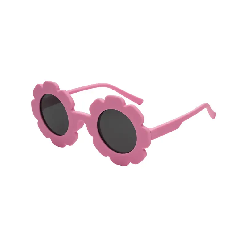 Blue Sunflower Silicone Kids Sunglasses UV Protection