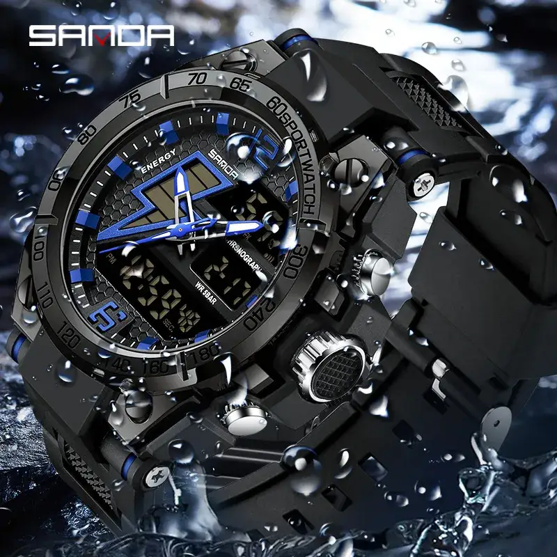 Sanda Digital Cross-Border Youth Fashion Watch - Image 8