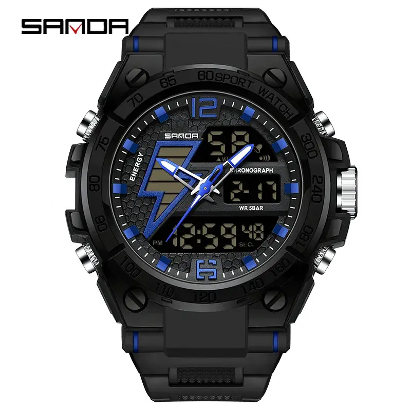 Sanda Digital Cross-Border Youth Fashion Watch - Image 3