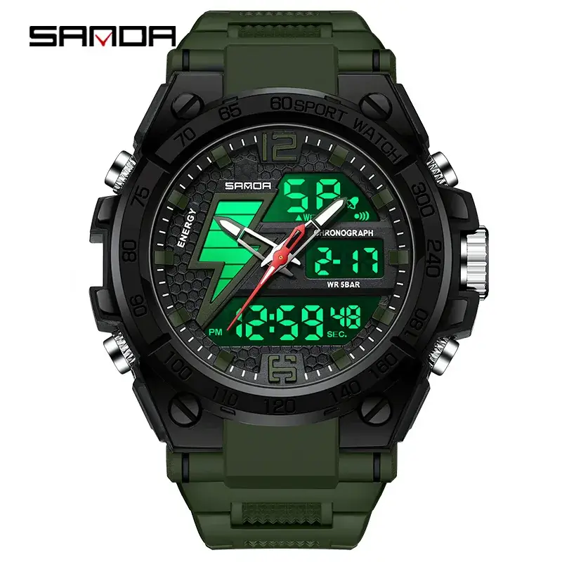 Sanda Digital Cross-Border Youth Fashion Watch - Image 6