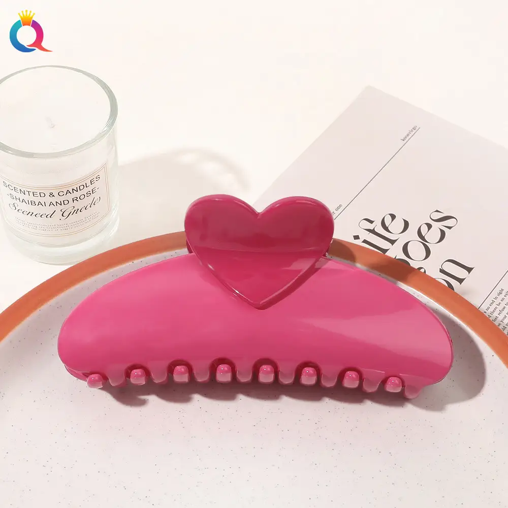 Blue Heart-Shaped Hair Clip for Women - Image 21