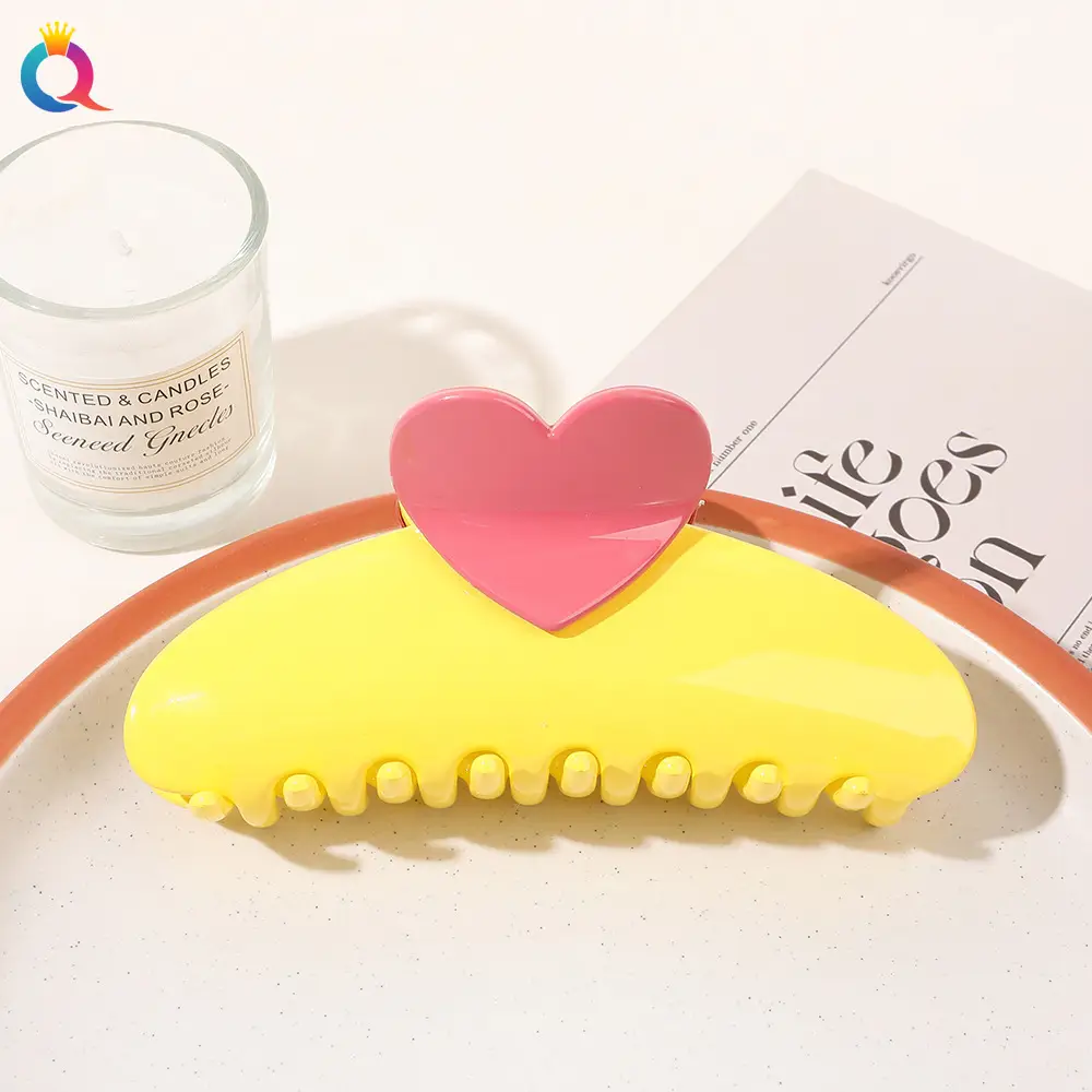 Blue Heart-Shaped Hair Clip for Women - Image 22