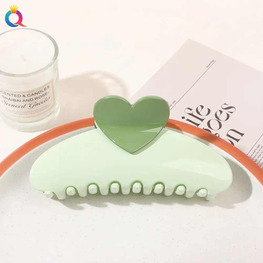 Blue Heart-Shaped Hair Clip for Women - Image 23