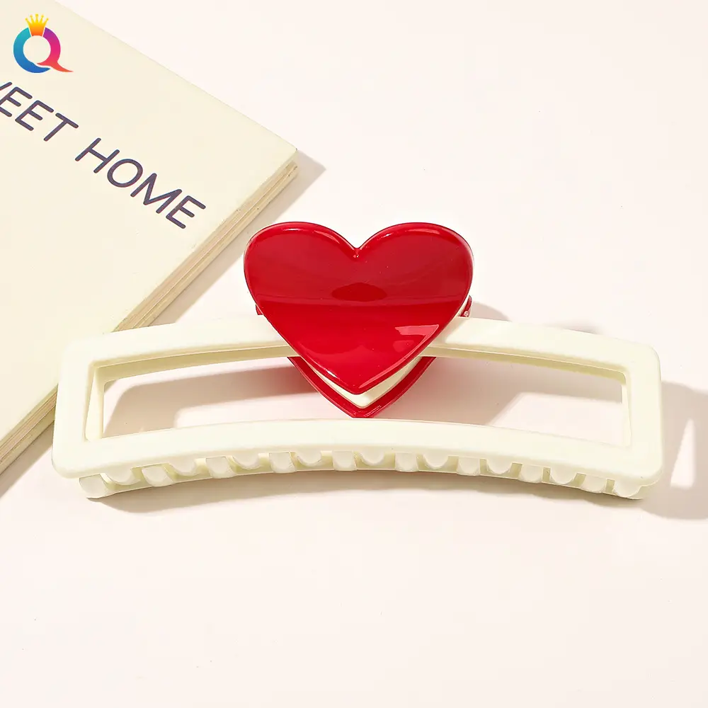 Blue Heart-Shaped Hair Clip for Women - Image 26