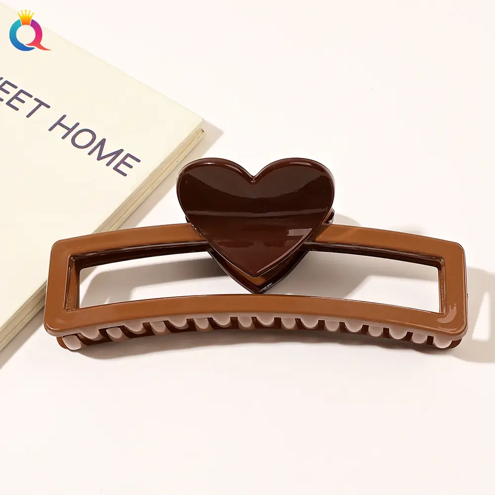 Blue Heart-Shaped Hair Clip for Women - Image 27