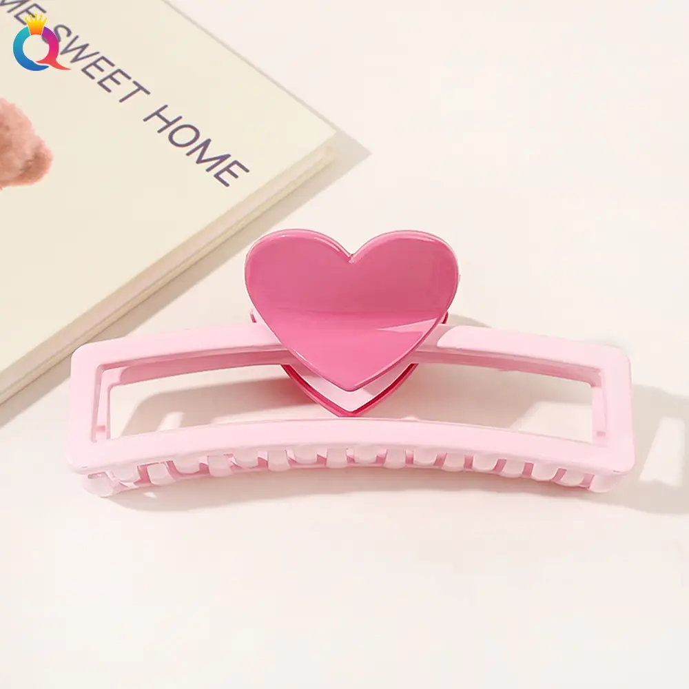 Blue Heart-Shaped Hair Clip for Women - Image 29